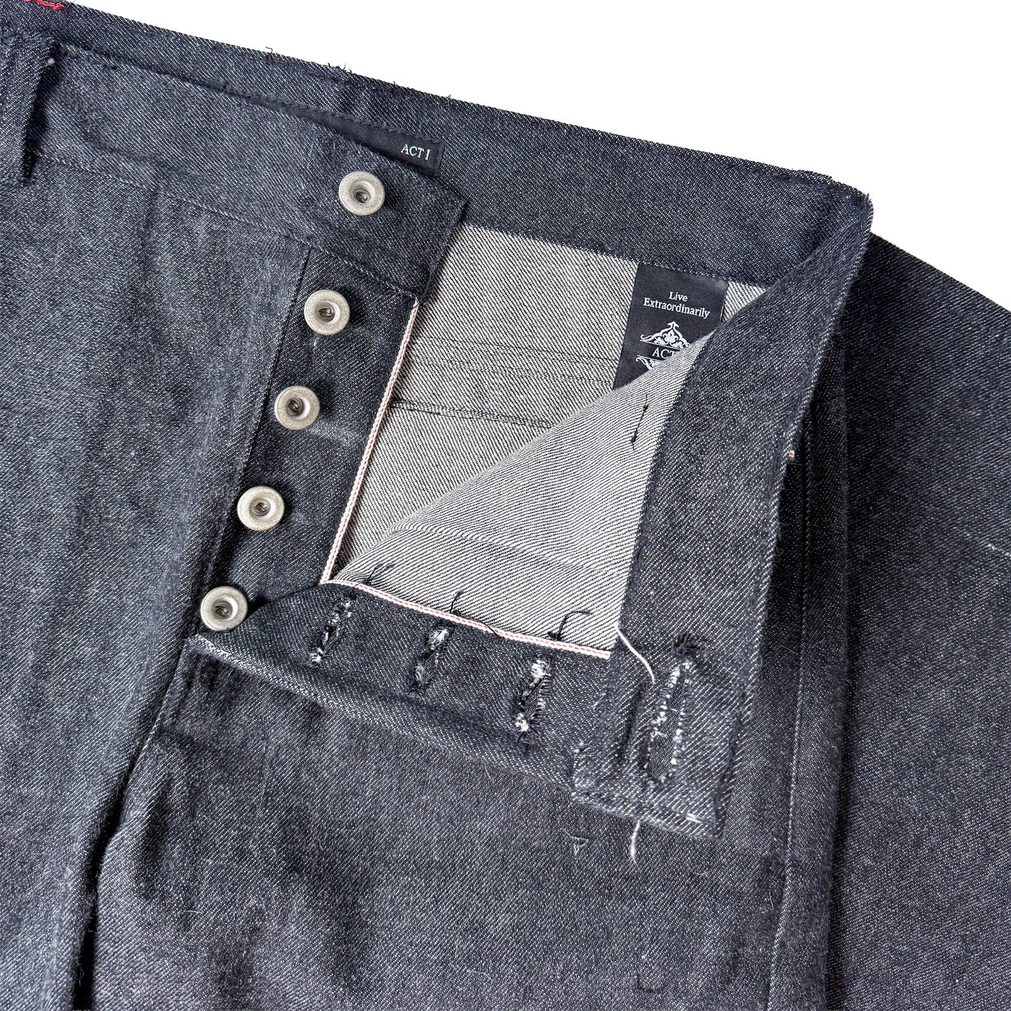 Black Selvedge Denim